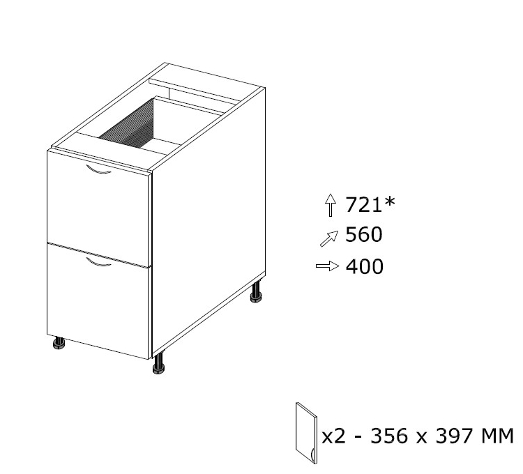Alakaappi SSZ 4/2 MX L 400 x K 721 Alakaappi SSZ 4/2 MX L 400 x K 721